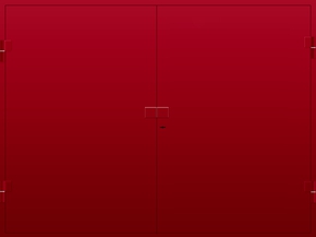 Распашные гаражные ворота RAL 3001